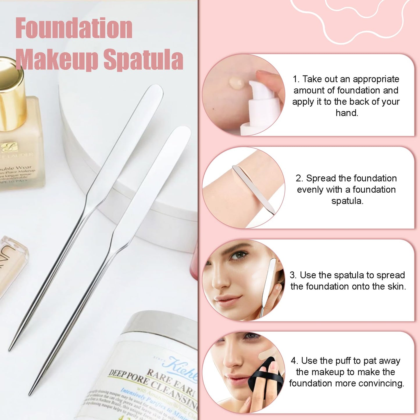 Cosmetic Makeup Palette, Mixing Palette Foundation Mixing Makeup Palette