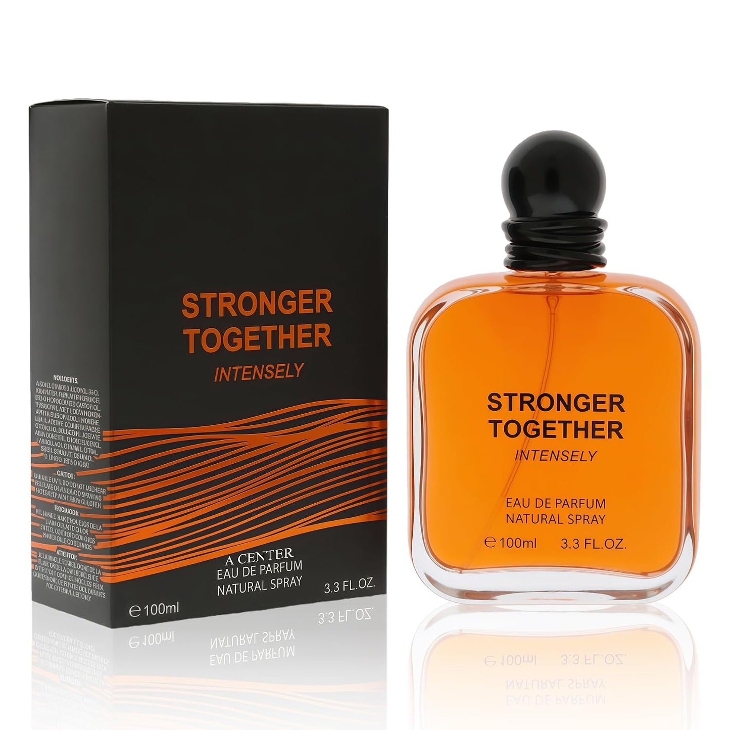 A CENTER Cologne for Men - 3.4 Fl Oz Alcohol-Free Eau de Toilette Spray | Bergamot, Amber & Vanilla Fragrance