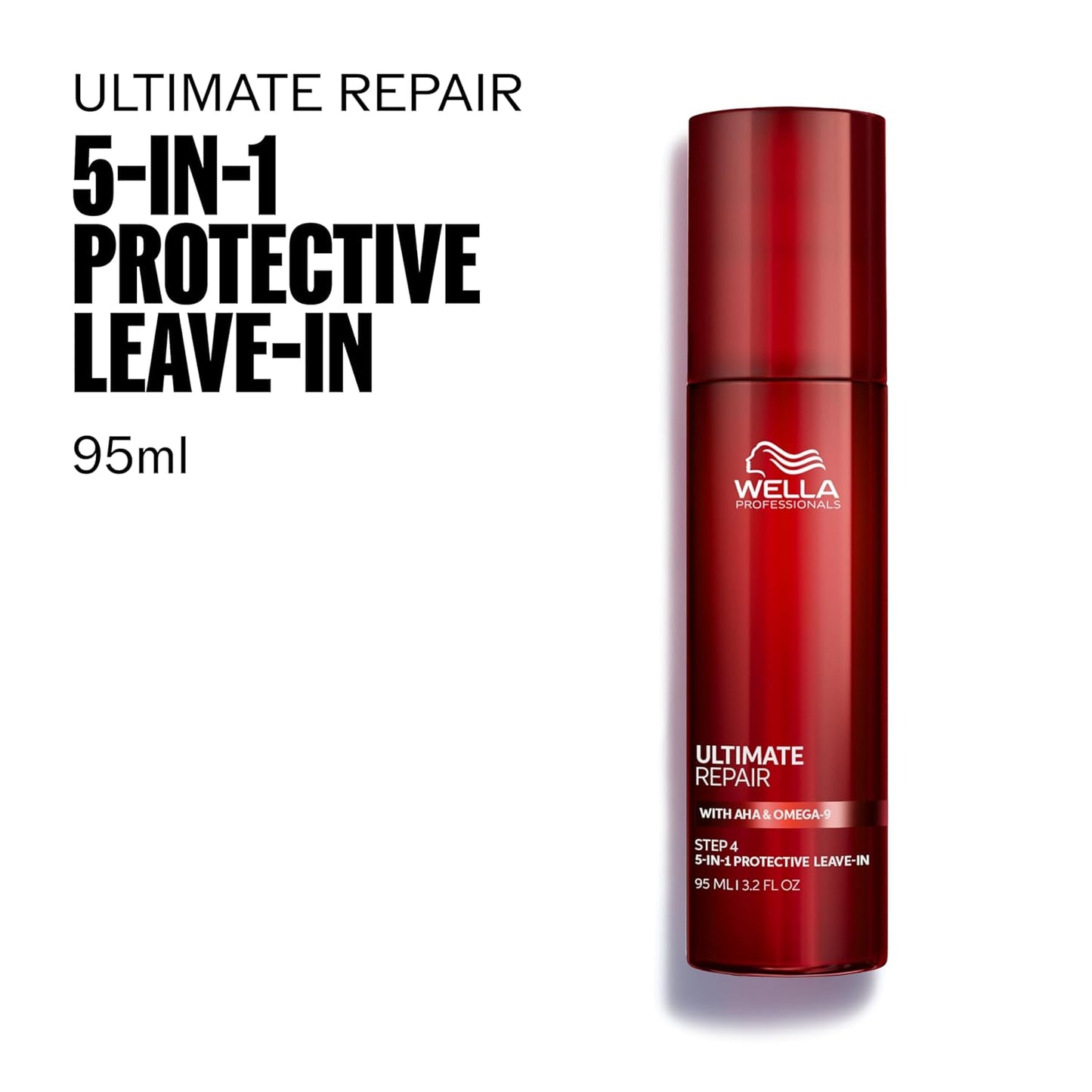 Wella Professionals 5-in-1 Leave-In Treatment for Damaged Hair - Repairs, Smoothens Frizz | UV & Heat Protectant | 3.2 Fl Oz