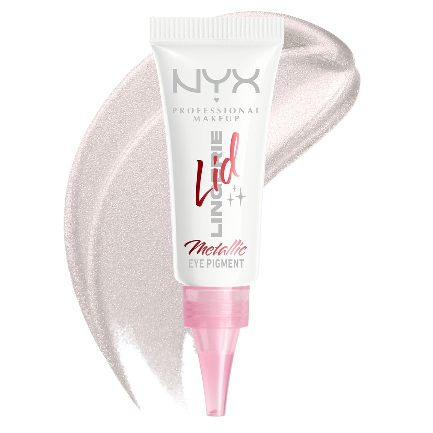 NYX Lingerie Cream Eye Pigment - Long-Lasting Eyeshadow, Beige Appeal | 0.2 fl oz