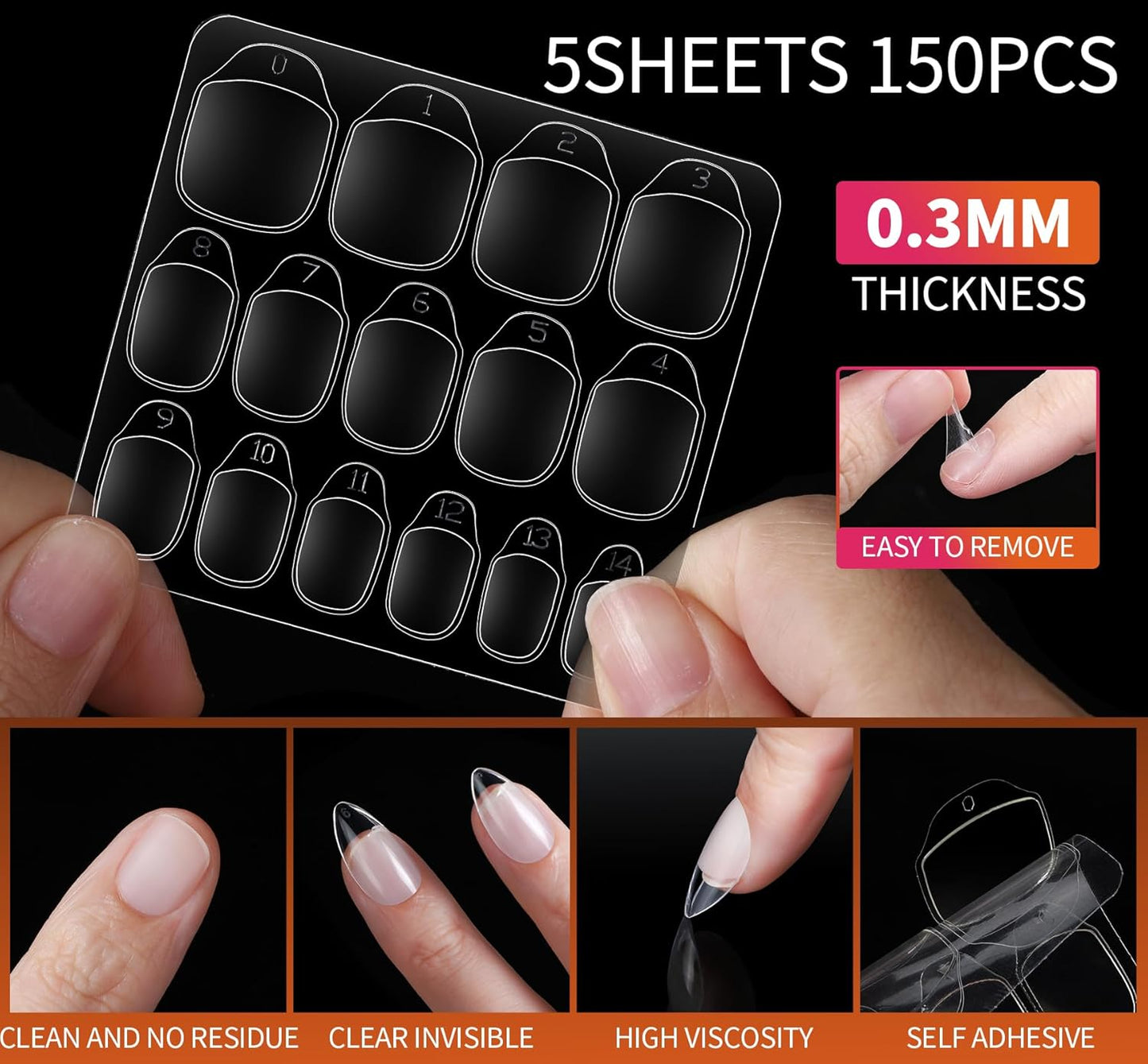 FANDAMEI Nail Art Kit - Complete Nail Design Tools with Brushes, Dotting Tool, Palette | Almond Gel Tips & Glue Set