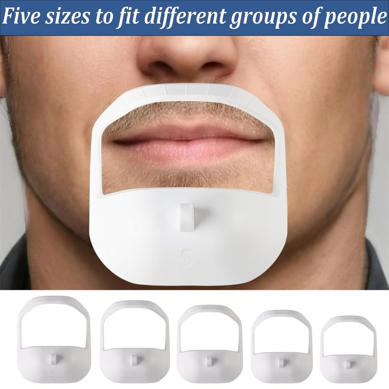 11 Pcs T-Blade Trimmer Guards and Goatee Shaping Template Set for Precise Length Control, Symmetrical Shaving to Prevent Crooked Edges in Men Daily Grooming, 6 Guide Combs 1/32 to 3/8 in, 5 Shapers
