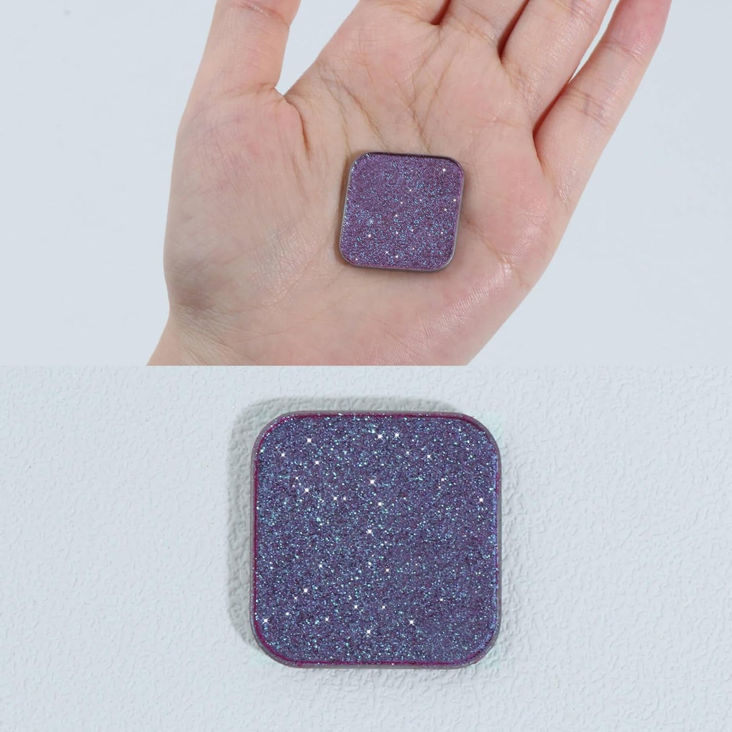 Chameleon Chrome Eyeshadow - Duochrome Lavender & Blue Reflects | Iridescent Metallic Shimmer, Bouncy Texture
