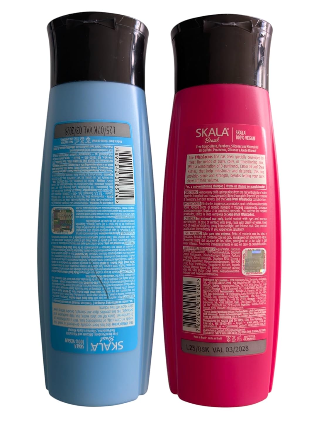 SKALA Expert Curl Shampoo & Conditioner Set - 325ml Hydrating Formula