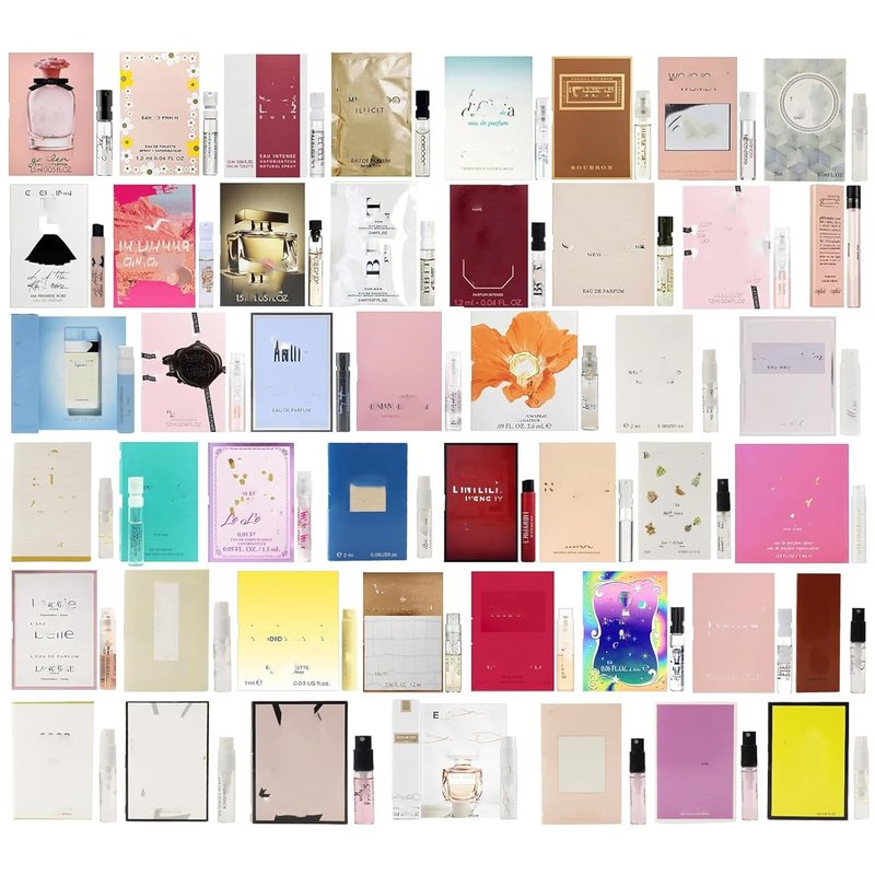 High-End Designer Fragrance Sampler Set for Women - 16 Mini Perfume Samples | Scent Discovery Gift Set