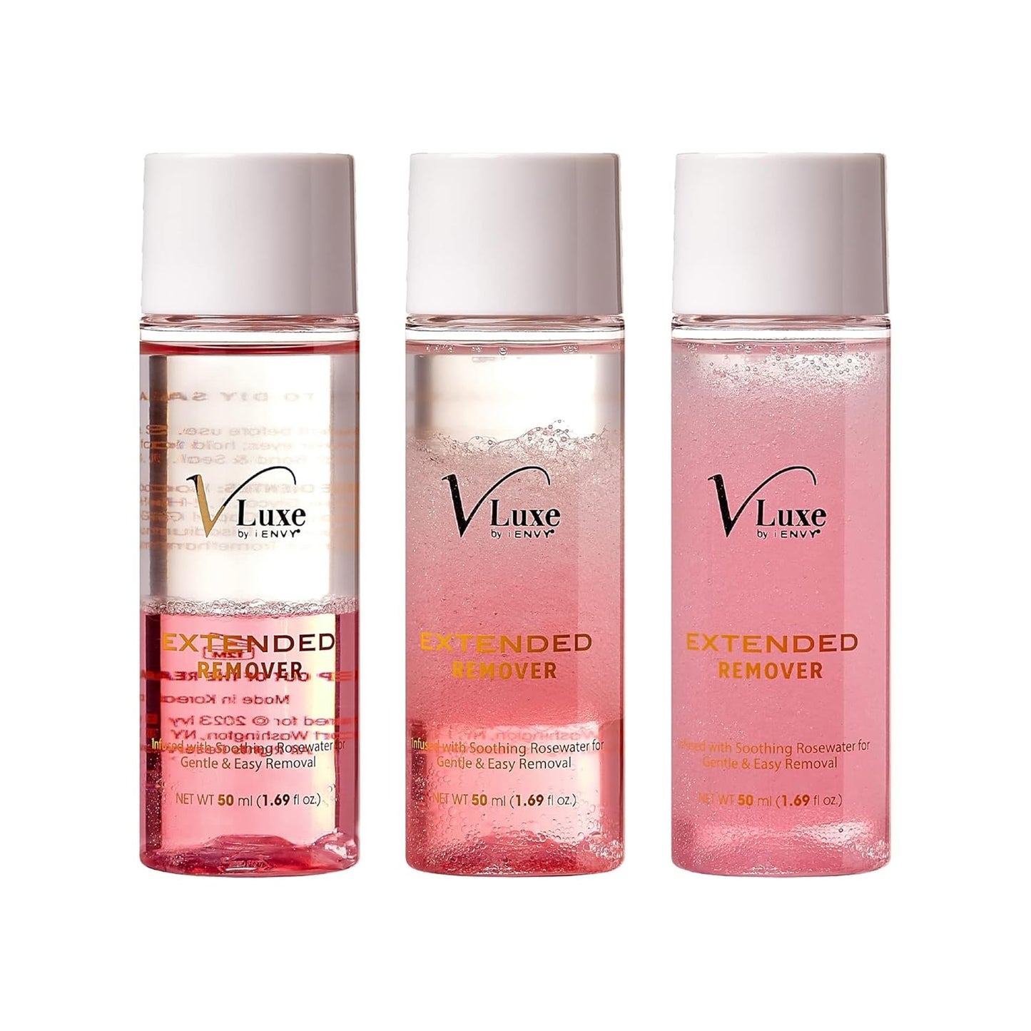i•ENVY Eyelash Extension Cluster Remover - Natural Rosewater Gentle Cleanser for False Eyelashes Removal | Nourishing Formula