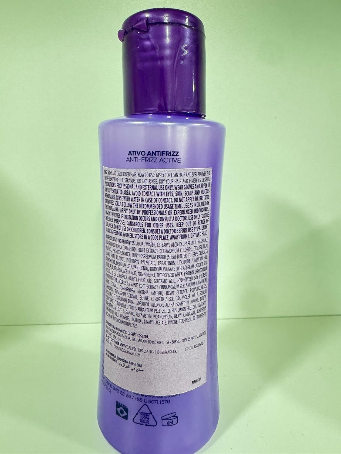 Plastica dos Fios Complete Kit 6 Units - Hair Repair System – Brazilian Keratin - Anti-Frizz Shampoo, Conditioner, Primer, Mask & Serum -Deep Hydration, Smoothing & Shine Boost for All Hair Types