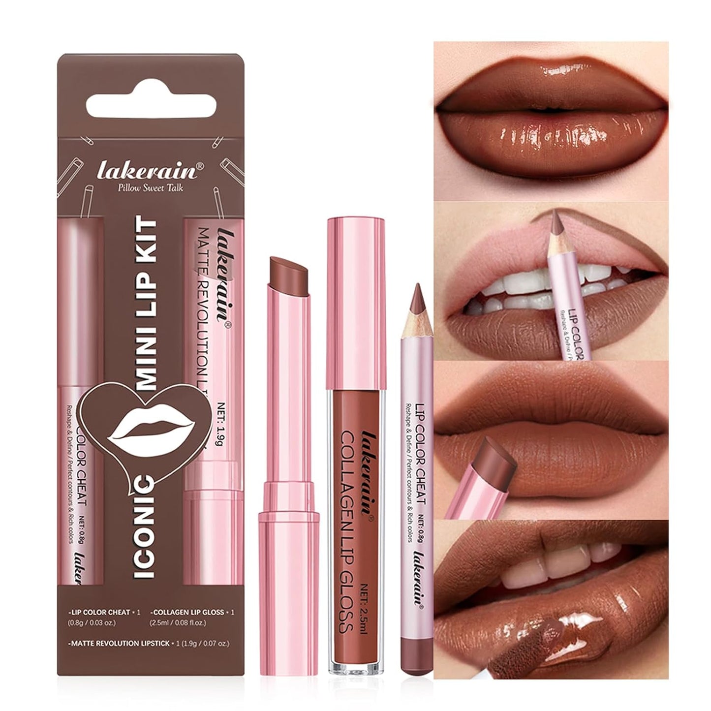 Matte Liquid Lipstick Set - 12Pcs Velvety Nude Lip Stain & Liner | Waterproof Long Wear Makeup Gift Set