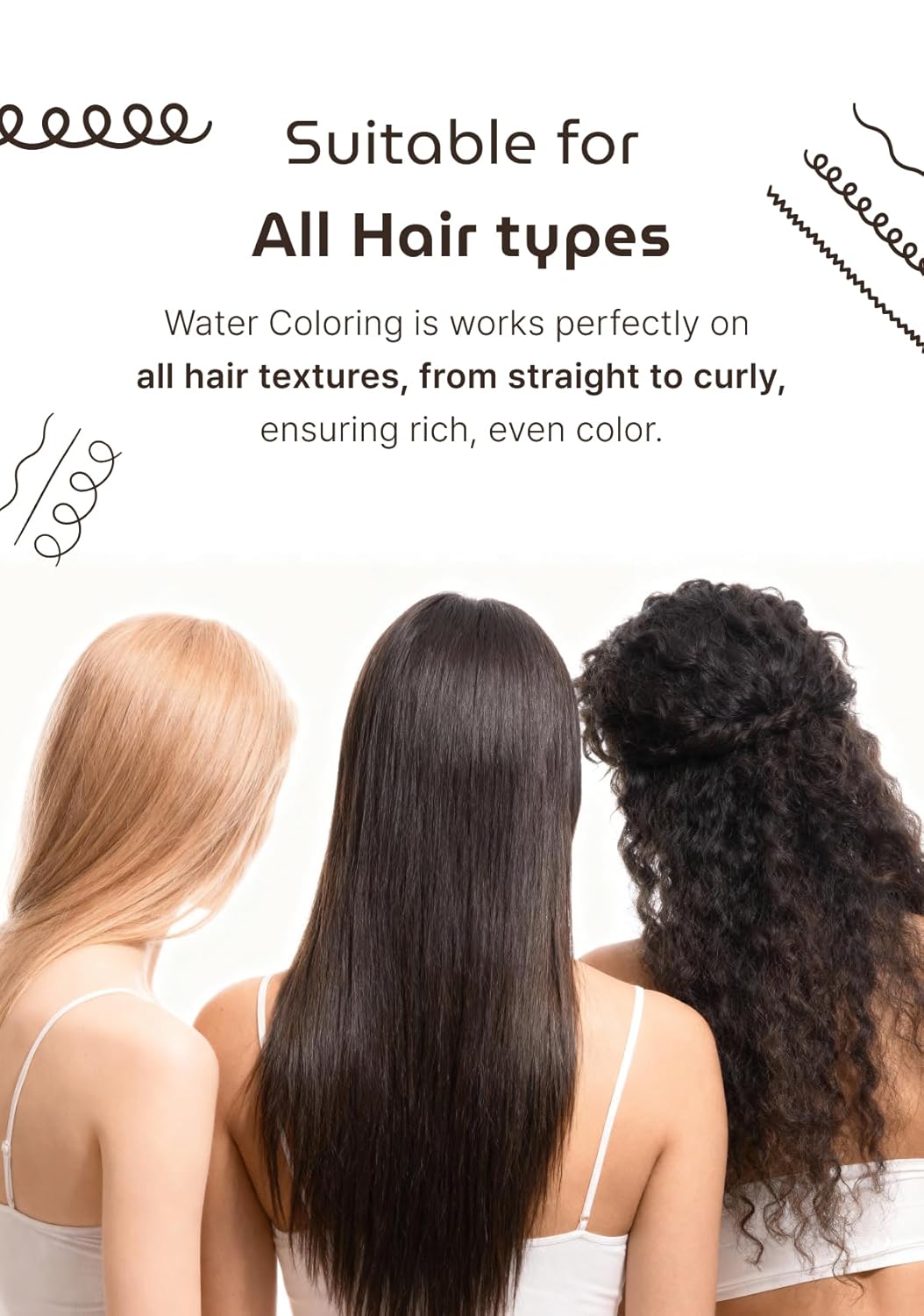 Korean Permanent Hair Dye Kit - Medium Brown Powder Color for Gray Coverage | Vegan Plant-Based Formula, Easy Application