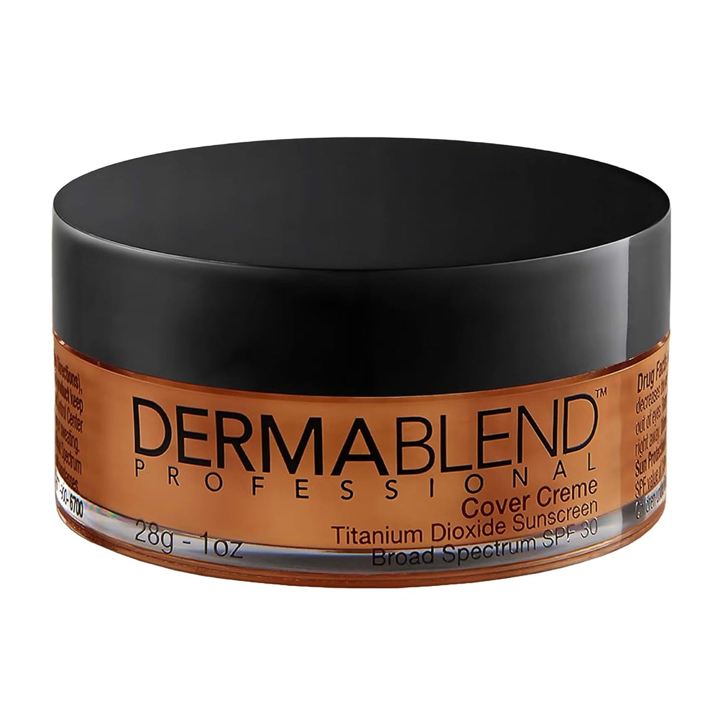 Dermablend Cover Crème Full Coverage Foundation - Hydrating Cream Concealer for Dark Circles & Blemishes | SPF 30, 1 OZ