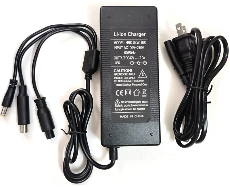 HERISKEER 42V 2A/ 1.5A 3-in-1 Charger for 36V Electric Phantomgogo A9 A8 (NOT for A10), VOLPAM SP06 SP03, Aovo pro/Aovopro Sisigad Swagtron GOTRAX Hiboy for Hover-1 Segway Ninebot (Fit 36V ONLY)