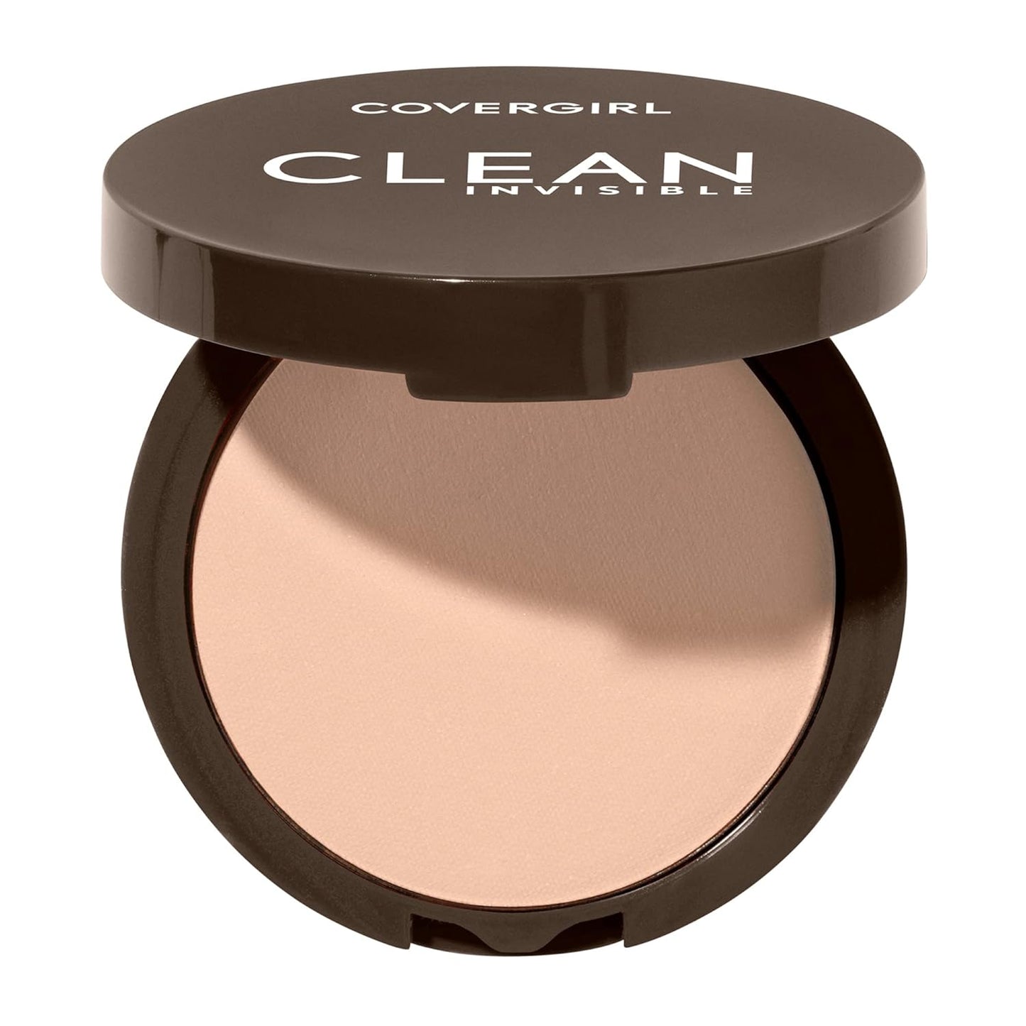 Covergirl Clean Invisible Pressed Powder - Lightweight Vegan Formula | Creamy Natural 120, 0.38oz