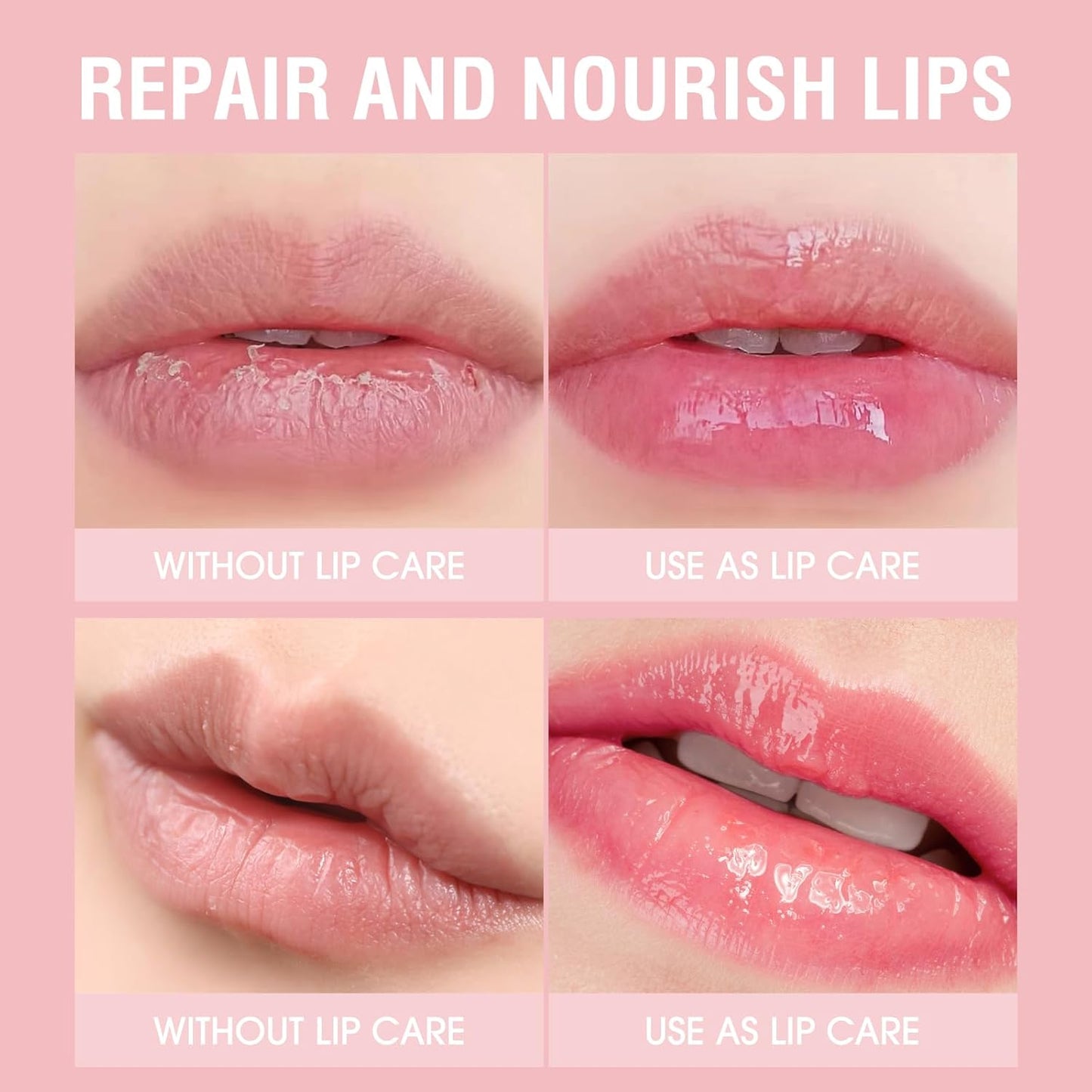LANGMANNI Pudding Glow Lip Balm - Hydrating Tinted Lip Gloss for Nourished, Glowing Lips | 0.28 Oz
