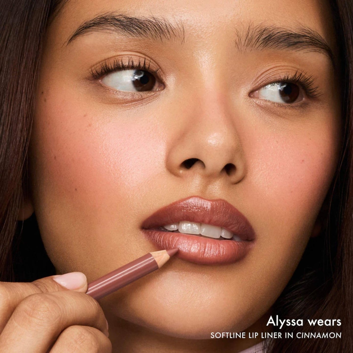 SoftLine Lip Liner Pencil - Creamy Matte Lip Definition with Hyaluronic Acid & Jojoba Oil | Cinnamon (1.02 g)