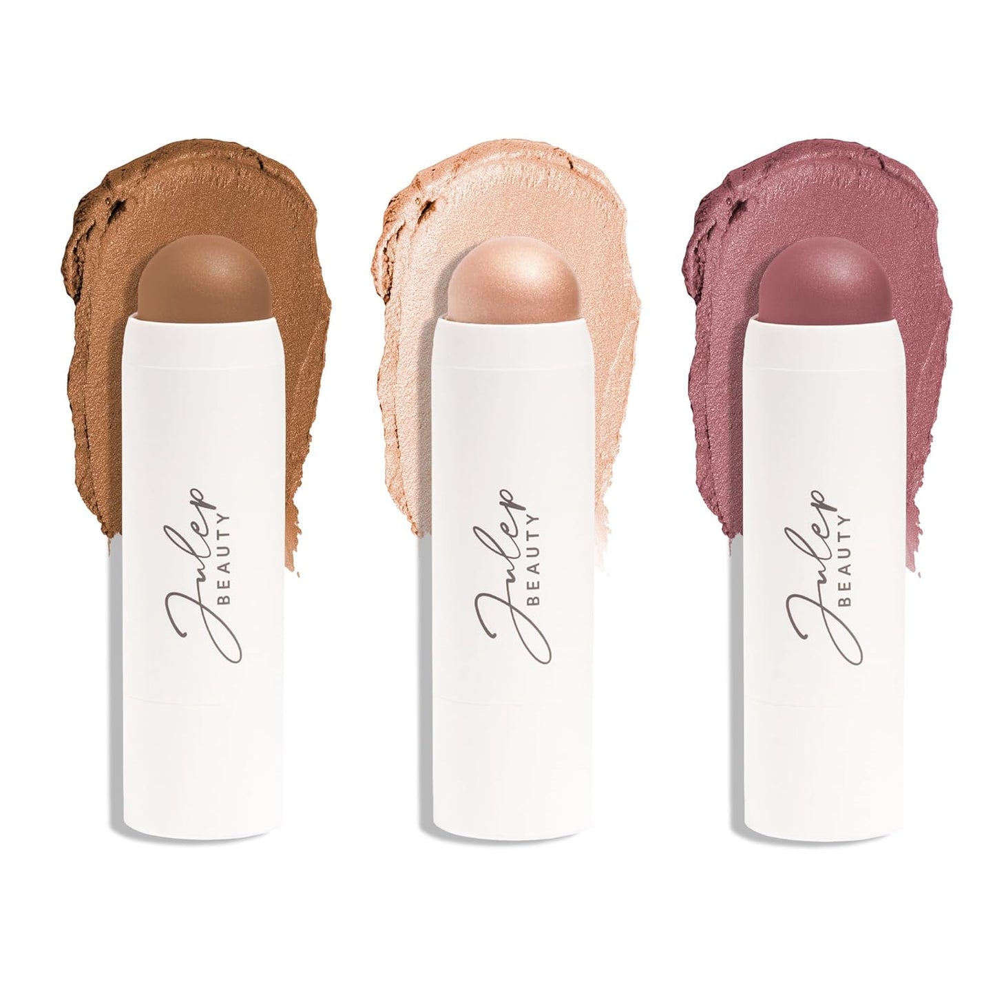 Cream to Powder Blush Stick - Blendable 2-in-1 Cheek & Lip Color - Muted Mauve, Cruelty-Free, Dewy Finish