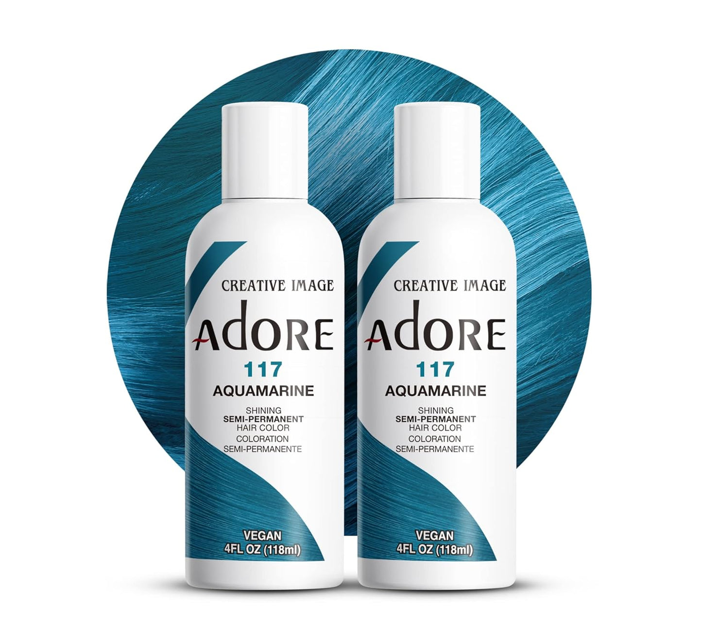 Adore Semi Permanent Hair Color - Mystic Grey | Vegan, Ammonia-Free Hair Dye | 4 Fl Oz