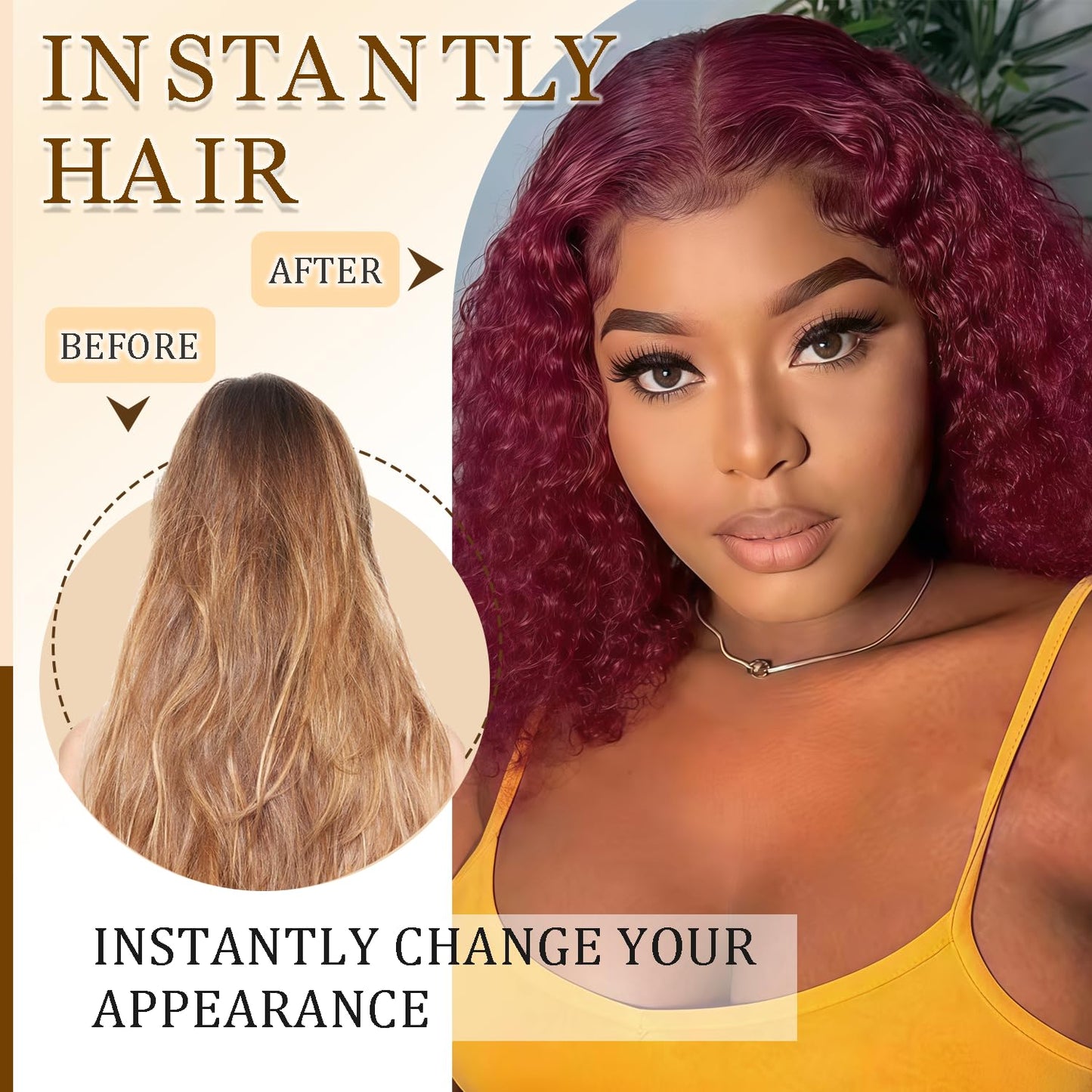 #99J Burgundy Clip in Hair Extensions Real Human Hair, 22 Inch 120g/7Pcs,Full Shine Remy Human Hair,Wine Red Deep Wave Clip ins Brazilian Virgin Human Hair Extensions