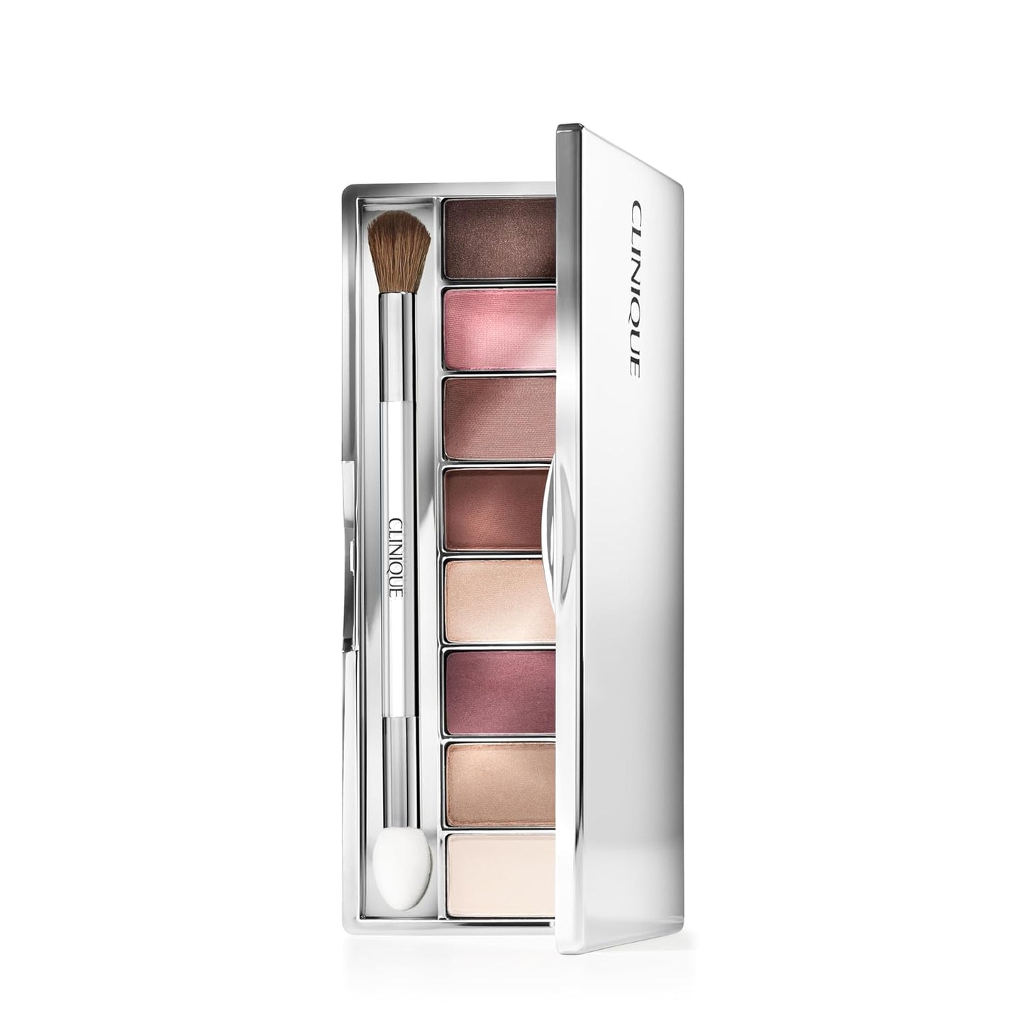 Clinique Eye Shadow Palette - 8 Silky Buildable Shades for Sensitive Eyes | Black Honey, Pink, Nude Honey