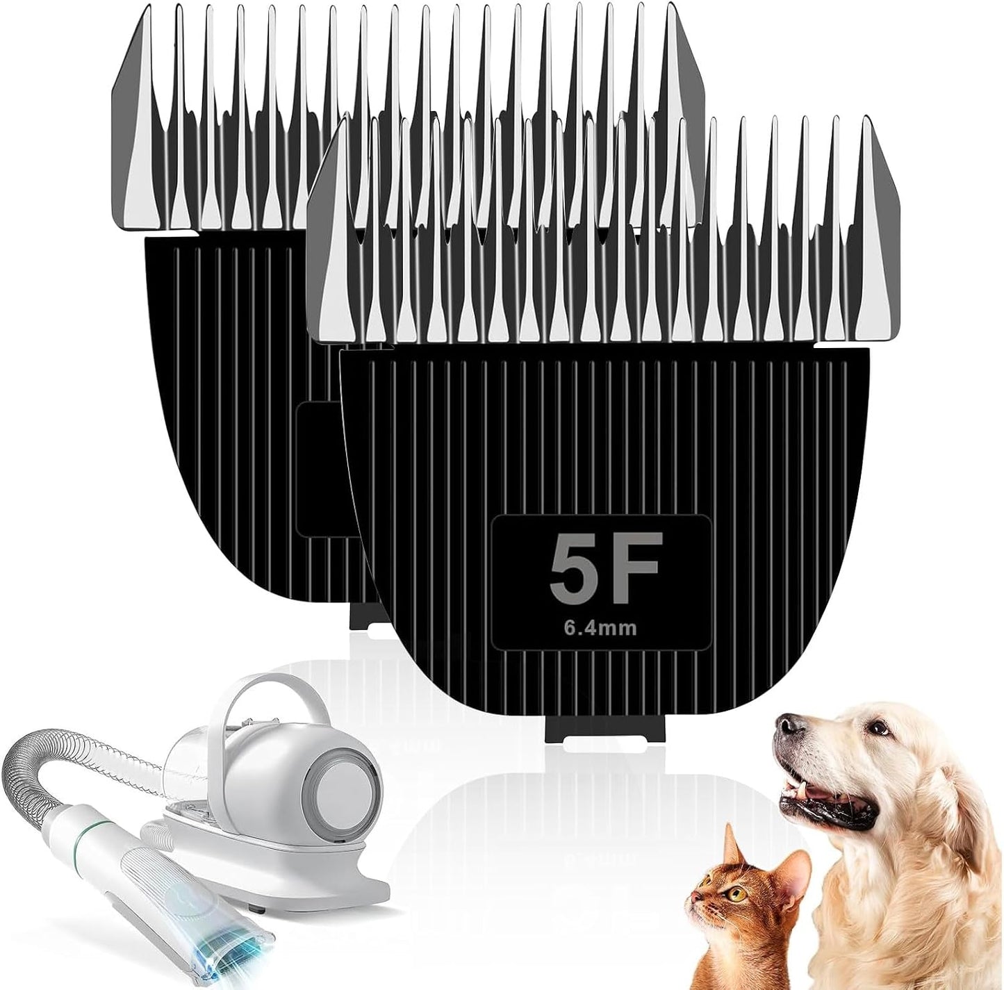 Replacement Blade for Nebot P1 Pro Pet Grooming Kit - 5F Cut Length 1/4” (6.3mm) | 2 Pack