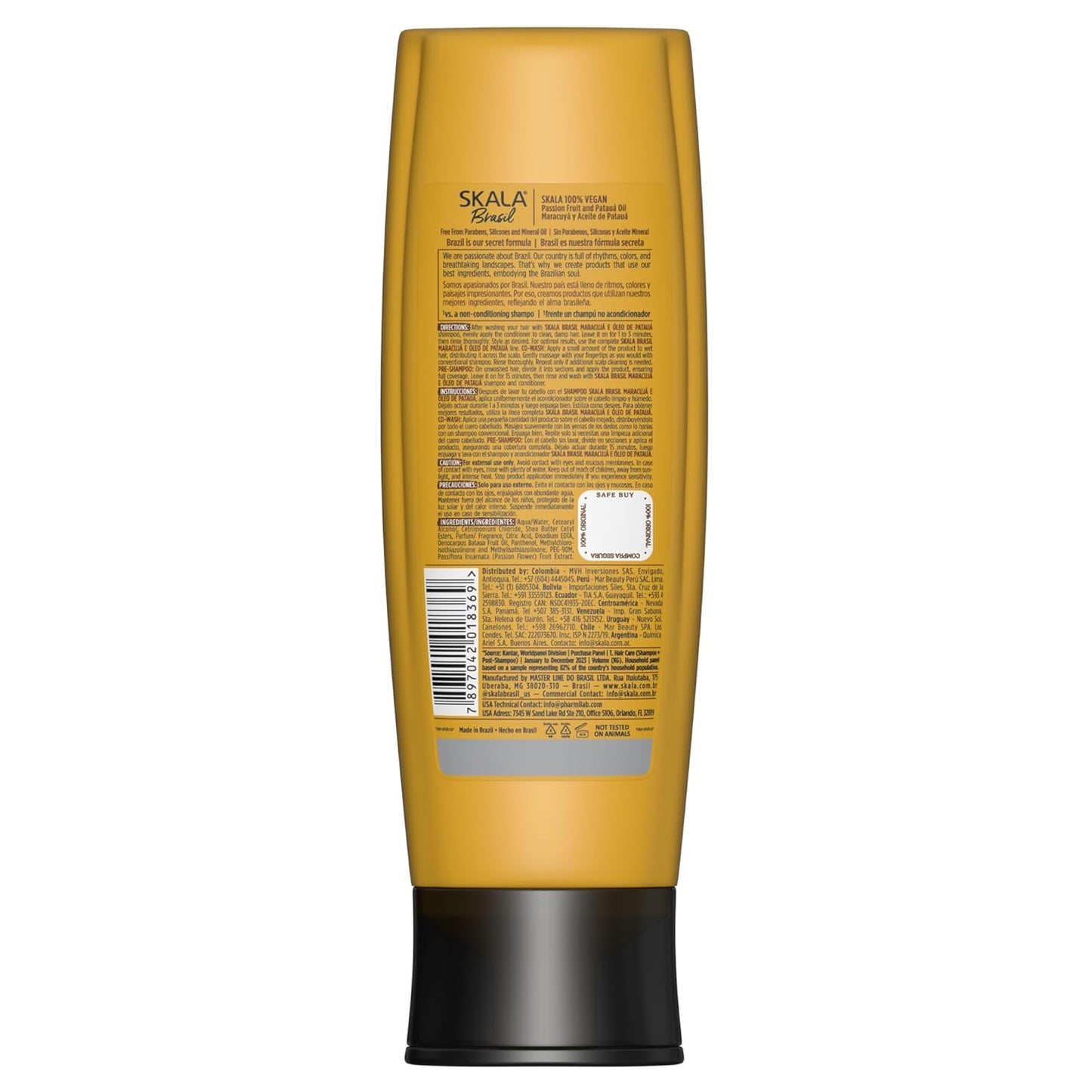 SKALA Maracujá Conditioner - Nourishing Care & Strength Support for All Hair Types | 10.99 fl oz