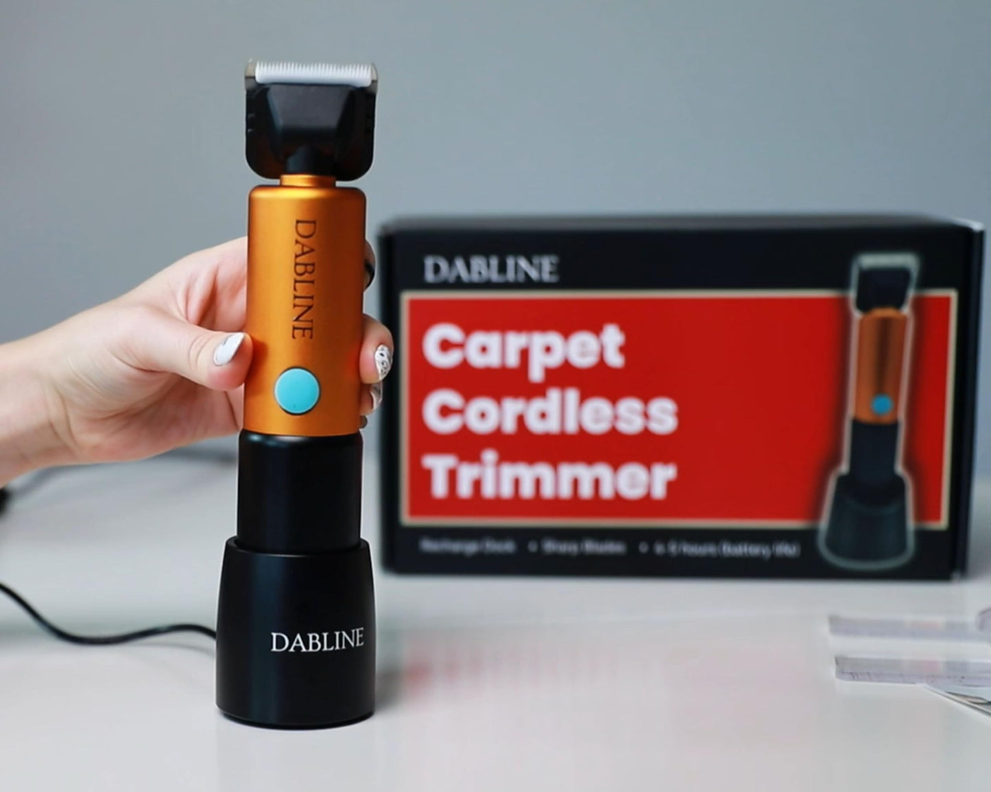 DABLINE Replacement Blade for Carpet Trimmer - Ceramic & Stainless Steel Rug Shaver Blade for Tufting Clippers, Rug Trimmers & Carpet Trimming - Fits DABLINE Cordless Tufting Trimmer