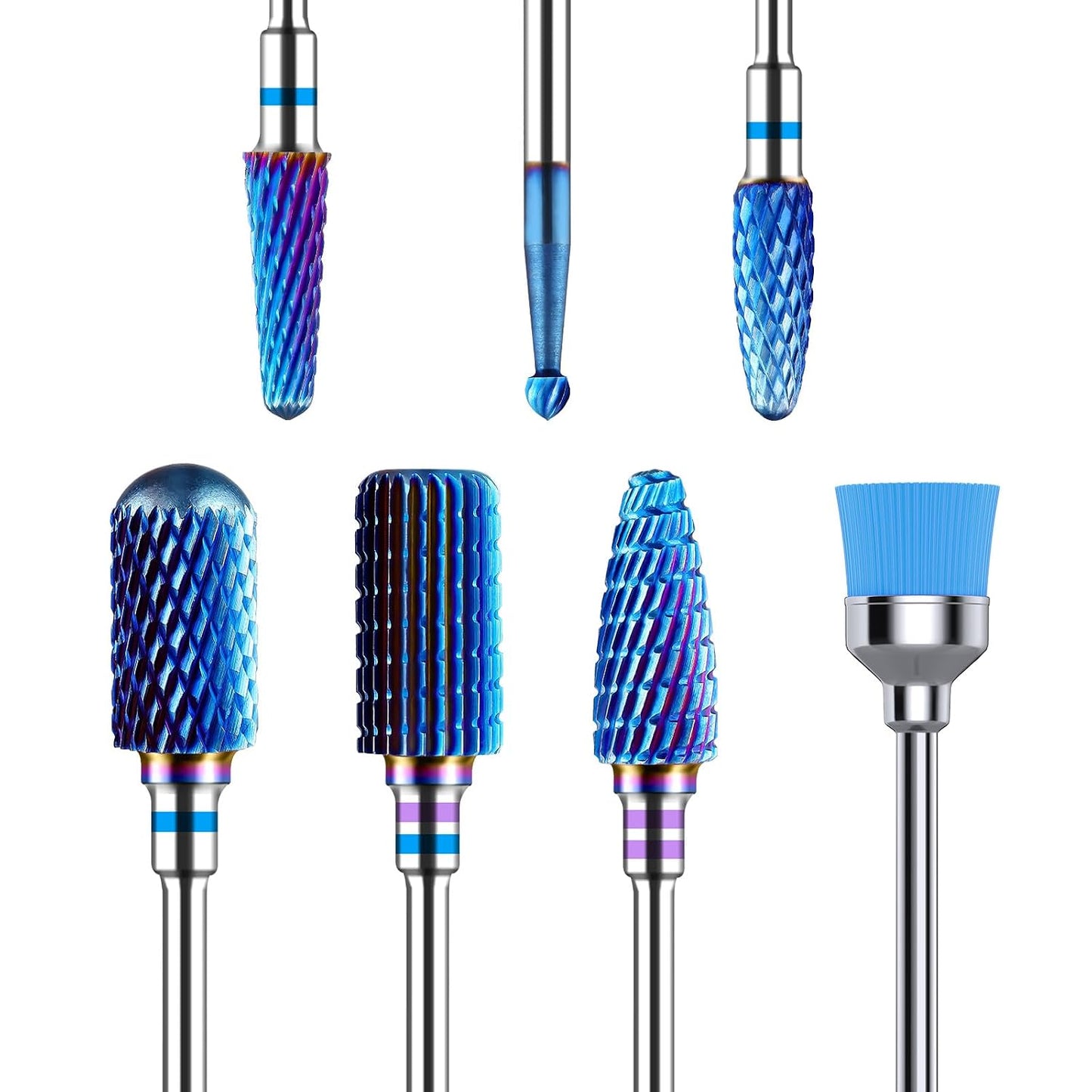 Nail Drill Bits Holder - 12-Hole Acrylic Organizer for Salon & Home | Sturdy Rectangular Design
