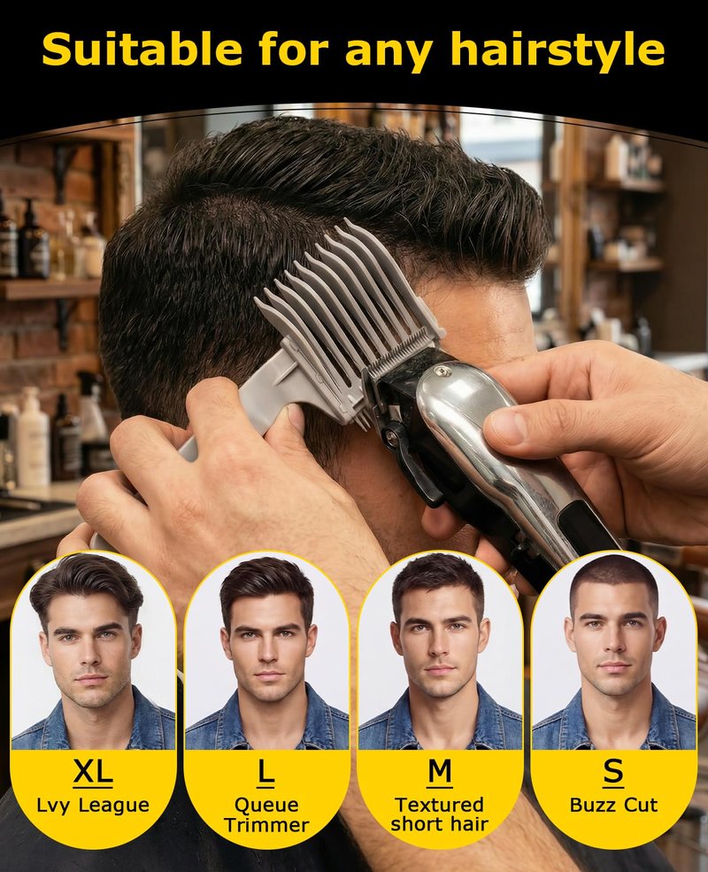 Geyynow Blend Friend Fade Comb, 4-in-1 Detachable Blendfriend Hair Tool for Men Haircut