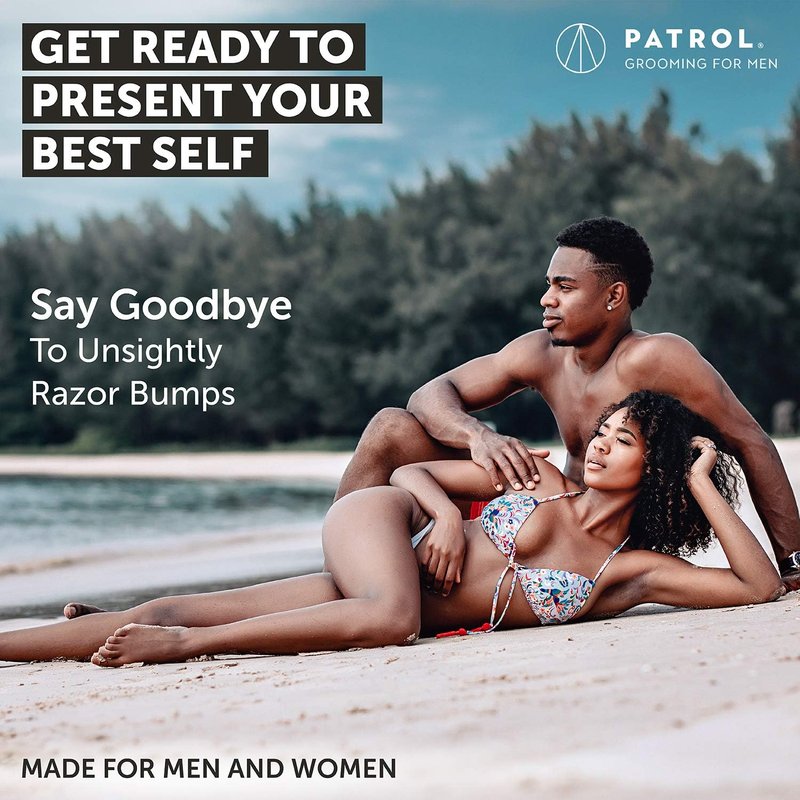 Bump Patrol Original Formula Aftershave Treatment Serum – Razor Bump Stopper and Ingrown Hair Treatment for Men and Women, Ingrown Hair Serum with Salicylic Acid - 2 oz (Pack of 4)