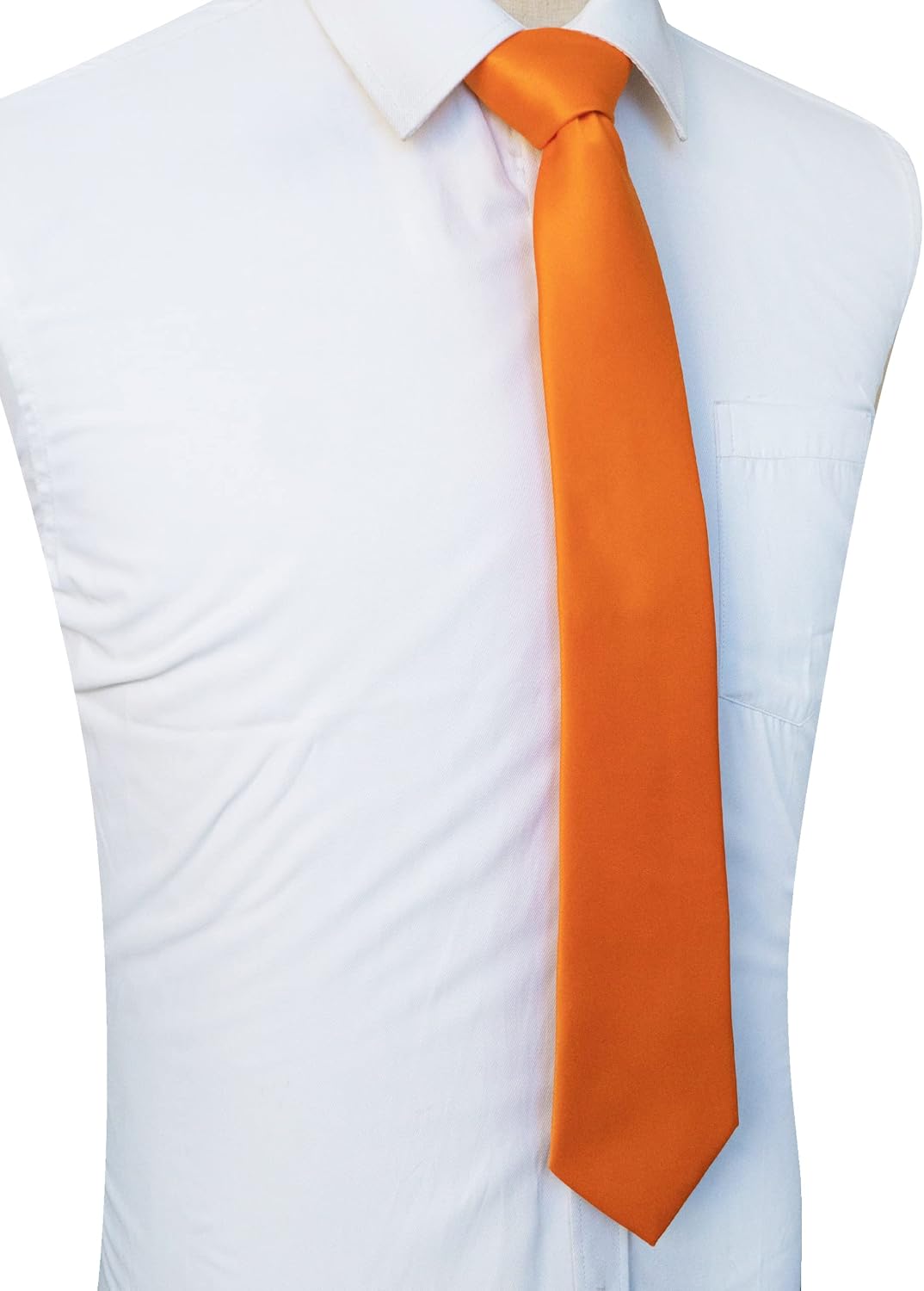 Solid Color Tie for Men - Business & Wedding Necktie | Elegant Design