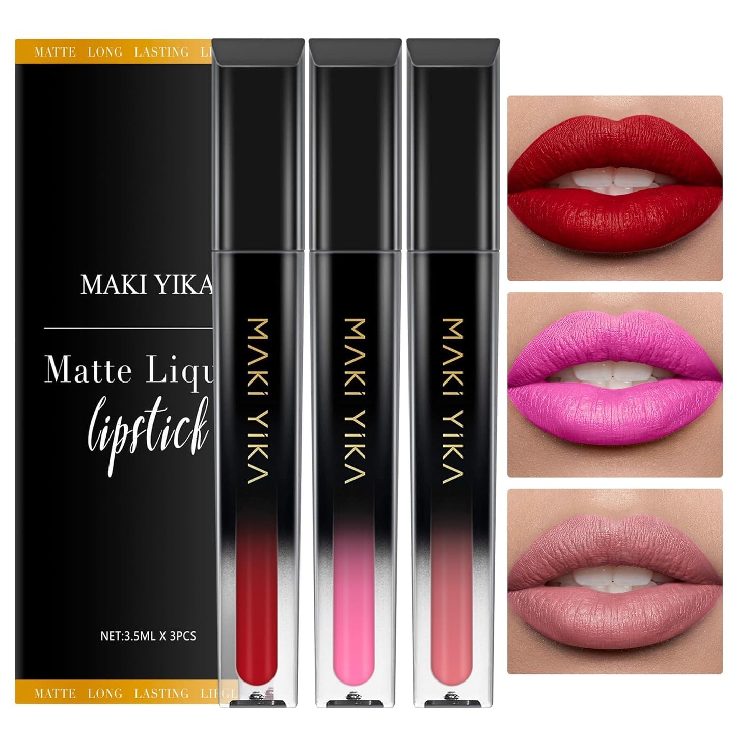 Burgundy Red Lipstick for Women - Long Lasting, No Smudge Matte Liquid | Transferproof & Cruelty-Free