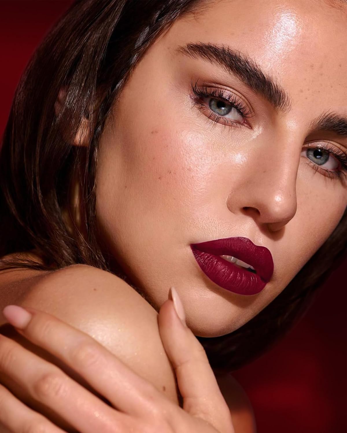 Burgundy Red Lipstick for Women - Long Lasting, No Smudge Matte Liquid | Transferproof & Cruelty-Free