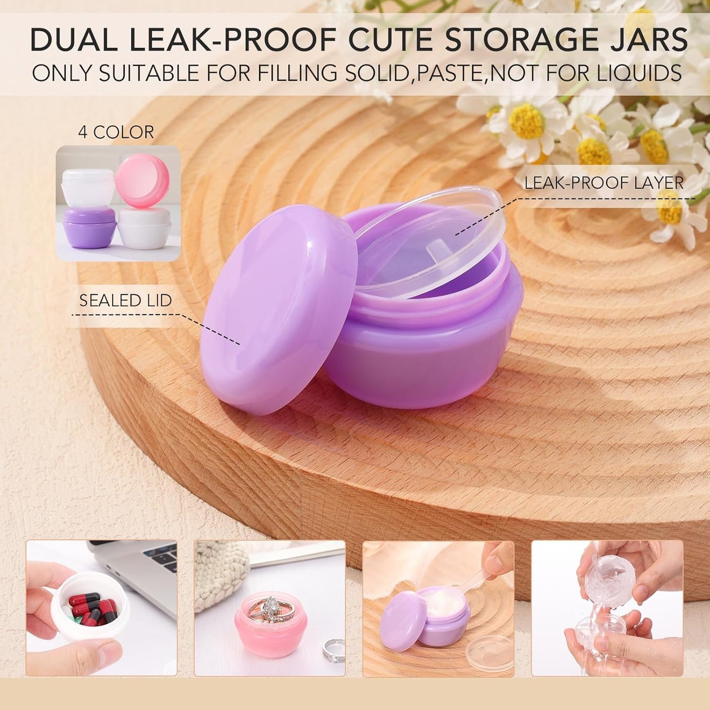 Travel Bottles for Toiletries - 21 Pack Leak-Proof Silicone Containers | TSA Compliant, BPA Free, Yellow