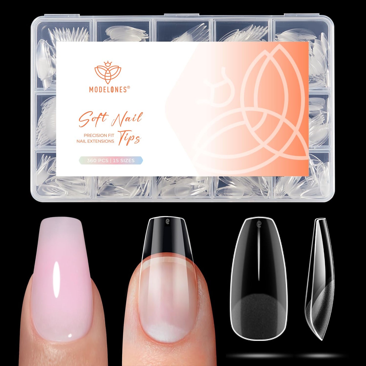 Rhinestone Nail Gem Glue - Super Strong No Wipe Adhesive with Dual-Use Brush | 2×5 ml