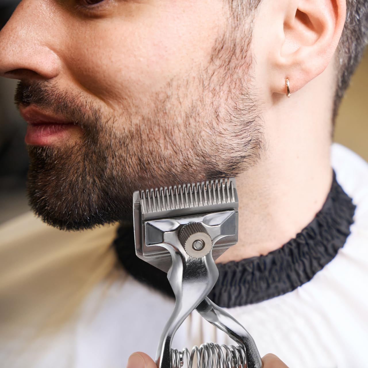 KALLORY Old Fashion Hair Clippers Manual Hair Cutter Manual Haircut Machine Manual Hair Clippers Manual Hair Trimmer