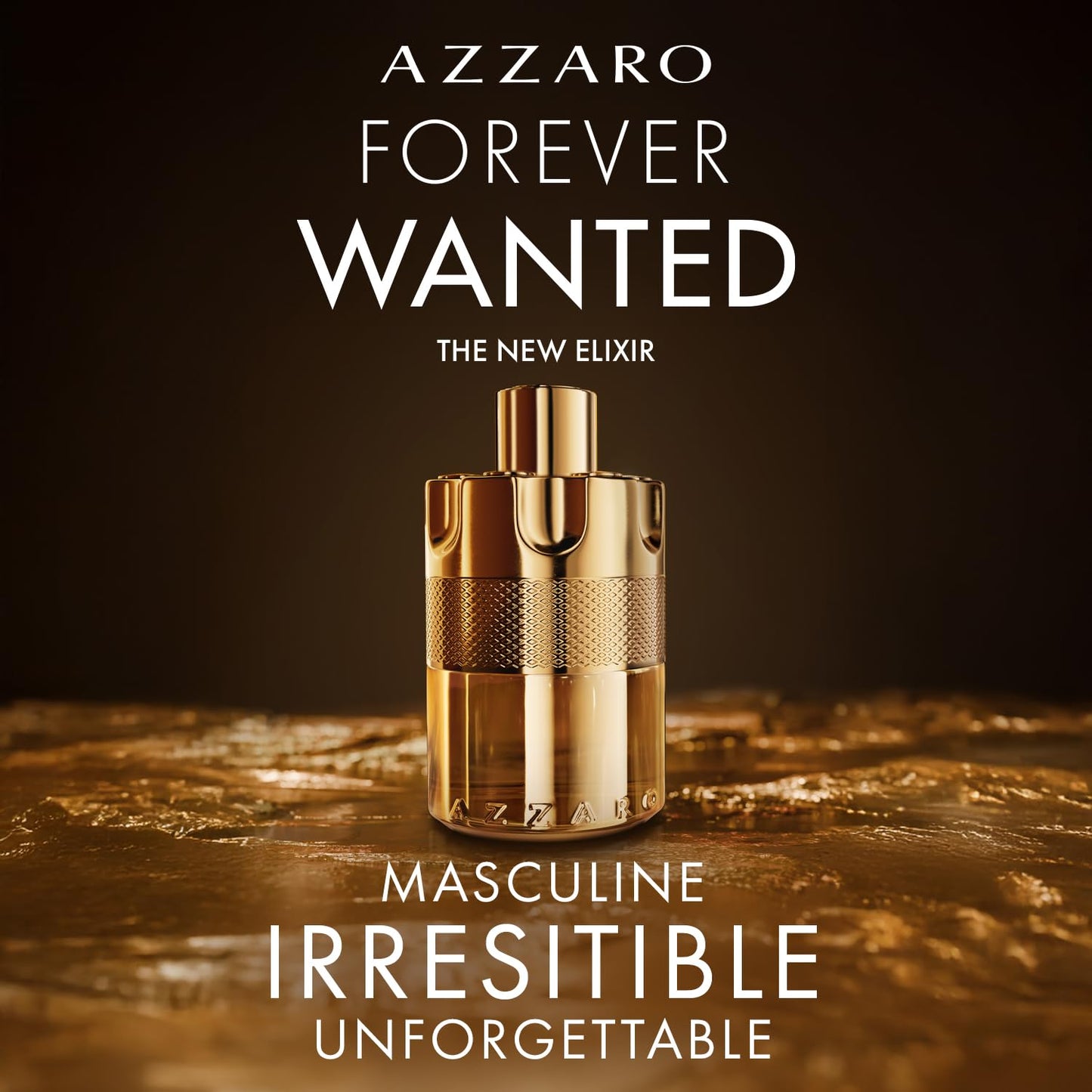 Azzaro - Forever Wanted Elixir - Mens Cologne - With Notes of Raspberry, Cardamom, and Leather Accord - 3.4 Fl Oz