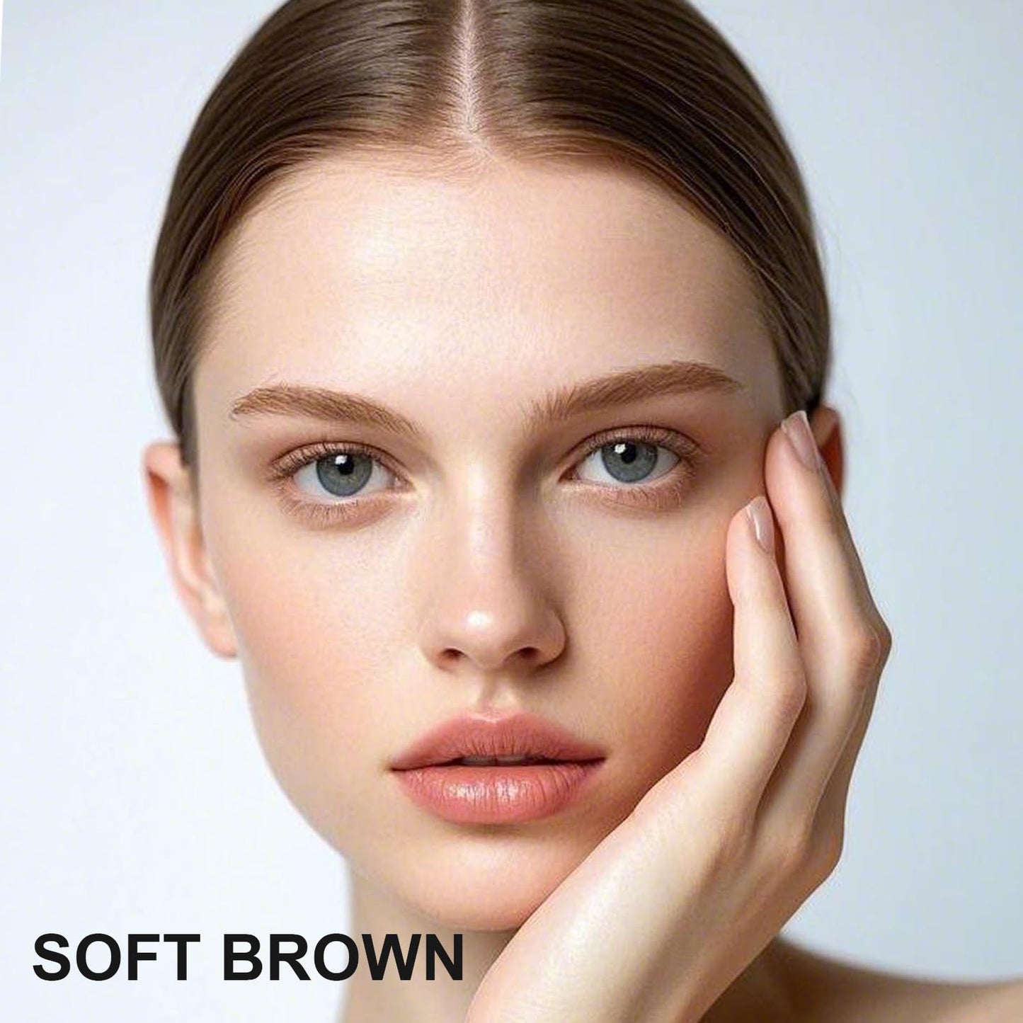 Brow Super Fluff Eyebrow Mousse, Volumizing and Tinted Thickening Eyebrow, Easy-to-Use, Long-Lasting, Waterproof for Fluffy Brow Mouse, Soft Brown