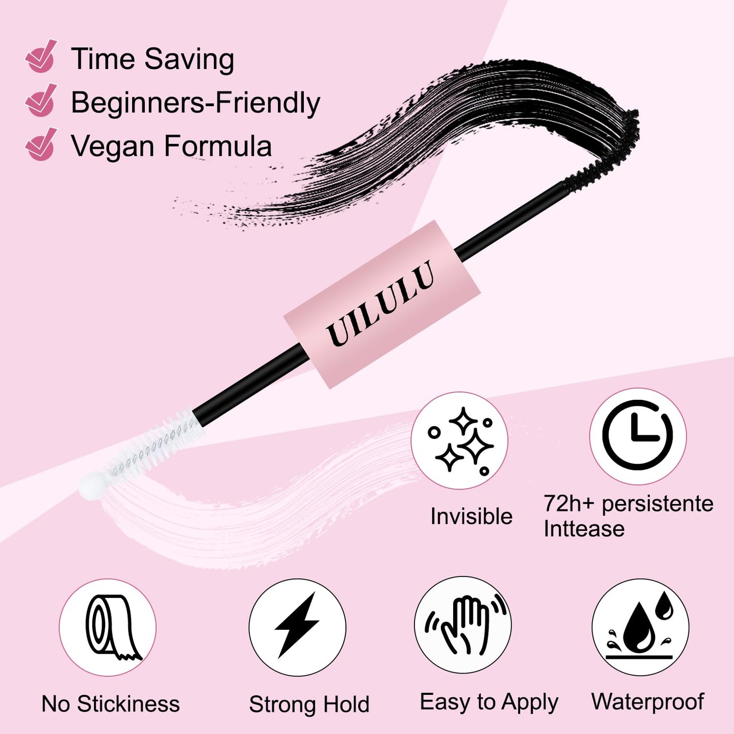 Lash Bond and Seal - 2-in-1 Waterproof Eyelash Adhesive & Sealer (5ml) | Strong Hold for DIY Lash Extensions