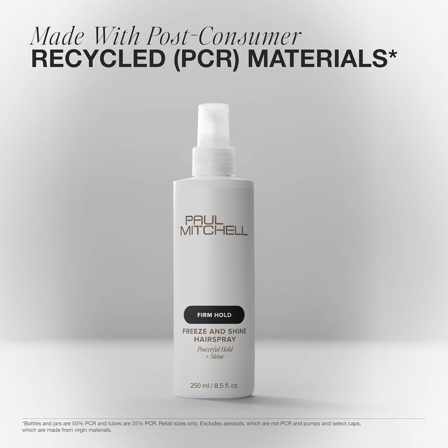Paul Mitchell Freeze and Shine Hairspray - Maximum Hold, Shiny Finish for Coarse Hair | 10 oz