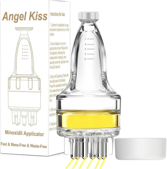 Minoxidil Applicator - Mess-Free Scalp Tool for Hair Growth - Compact Oil Dispenser | Easy Application