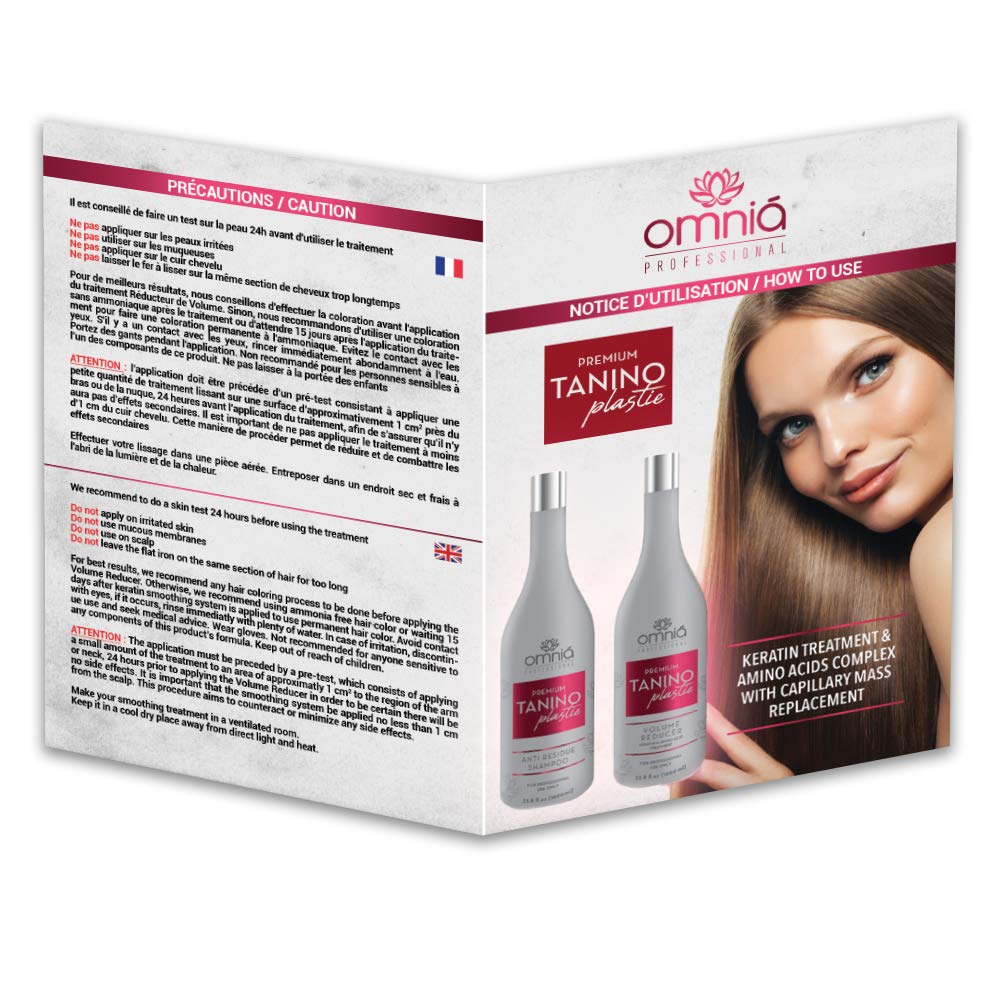 NEW Brazilian Omnia Hair Straightener Treatment