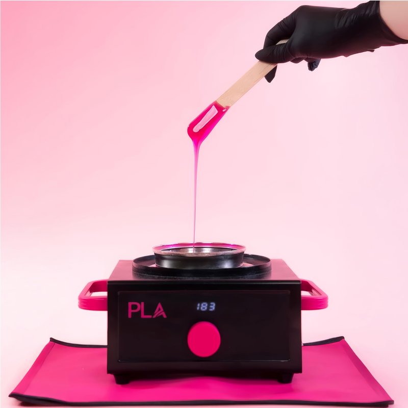 PLA® Hard Wax Beads for Hair Removal | Wax Beads for Sensitive Skin and Thick Hair | Brazilian, Legs, Underarms, Back, Chest & Face Wax for Hair Removal | Hot Pink Waxing Beads - 1lb