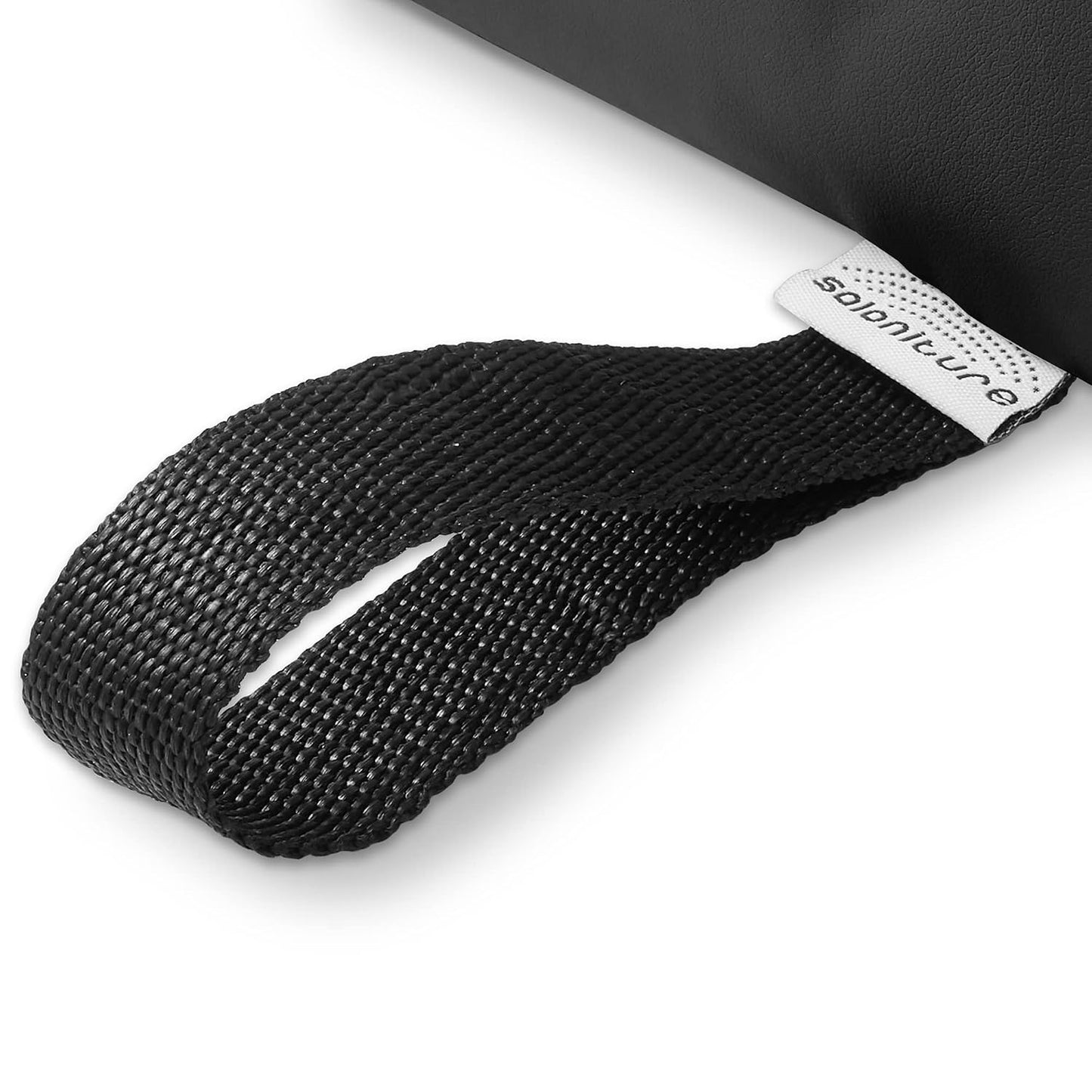 Half Round Massage Table Bolster Pillow Pad - 26 x 6 x 3 Inch - Black Comfort & Support