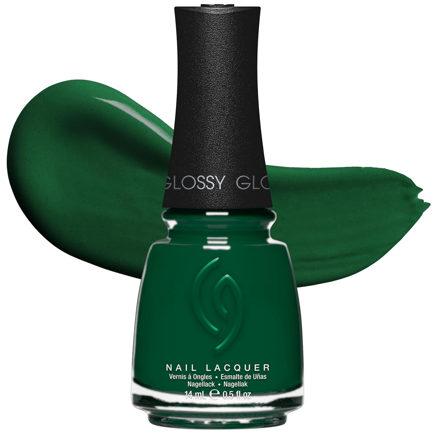 China Glaze Nail Lacquer - Moment in the Sunset Coral Pink Polish | Quick Dry, Chip Resistant, Shimmer Finish, 0.5 fl oz