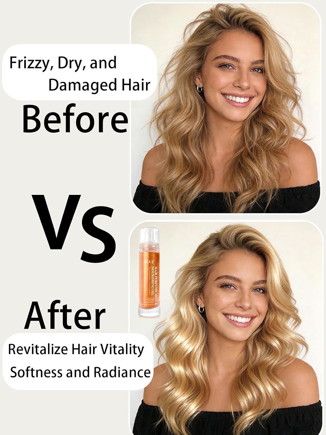 Hair Perfume for Women - Lightweight Summer Fragrance Mist with Argan Oil & Bronze Shimmer | 50ml