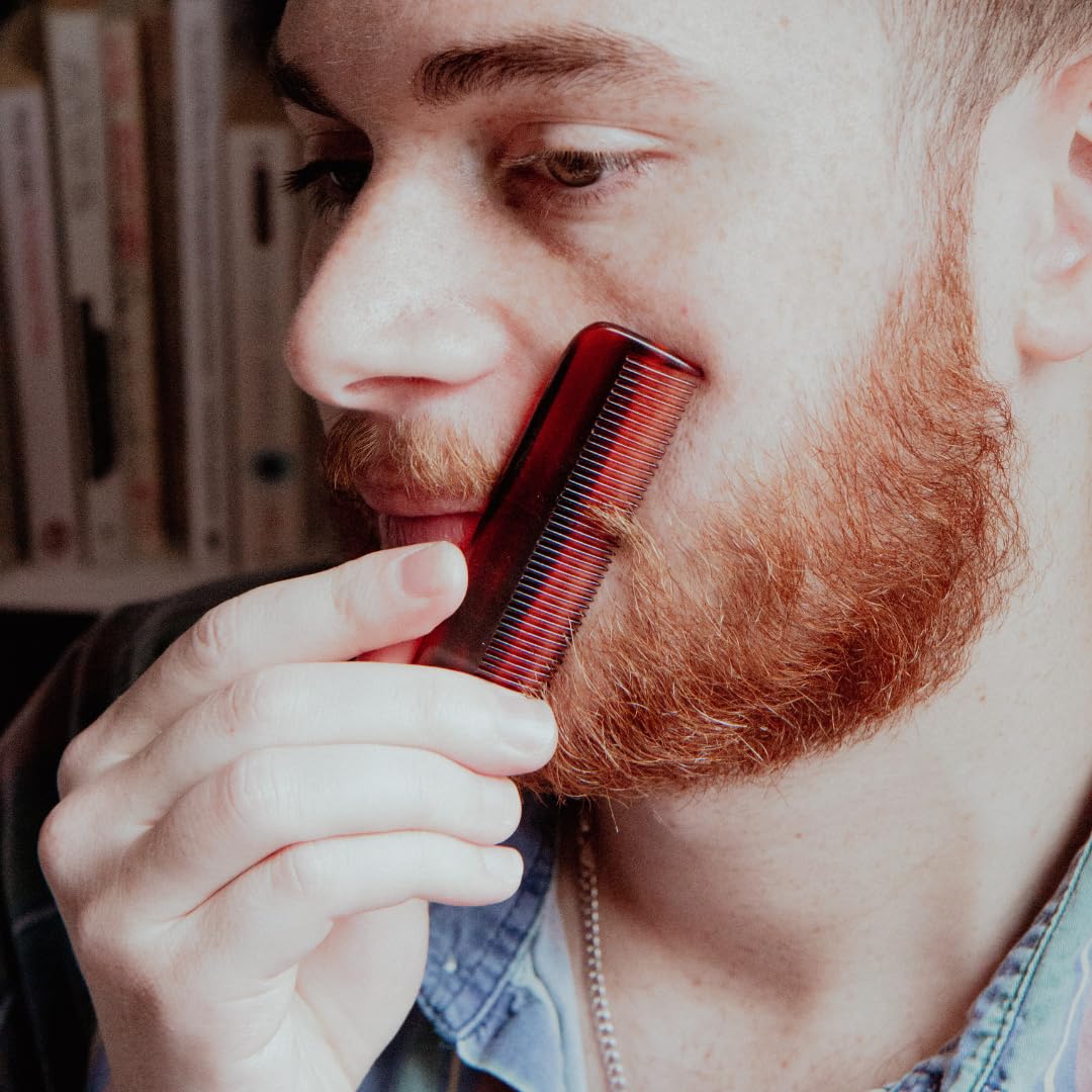 O'Douds Mustache Wax - Daily Natural Moustache & Beard Styling with a Firm Hold, Natural Shine - Plant-Based, Vegan Ingredients for Grooming, Shaping, & Conditioning, Oakmoss & Cedar Scent, 1 oz.
