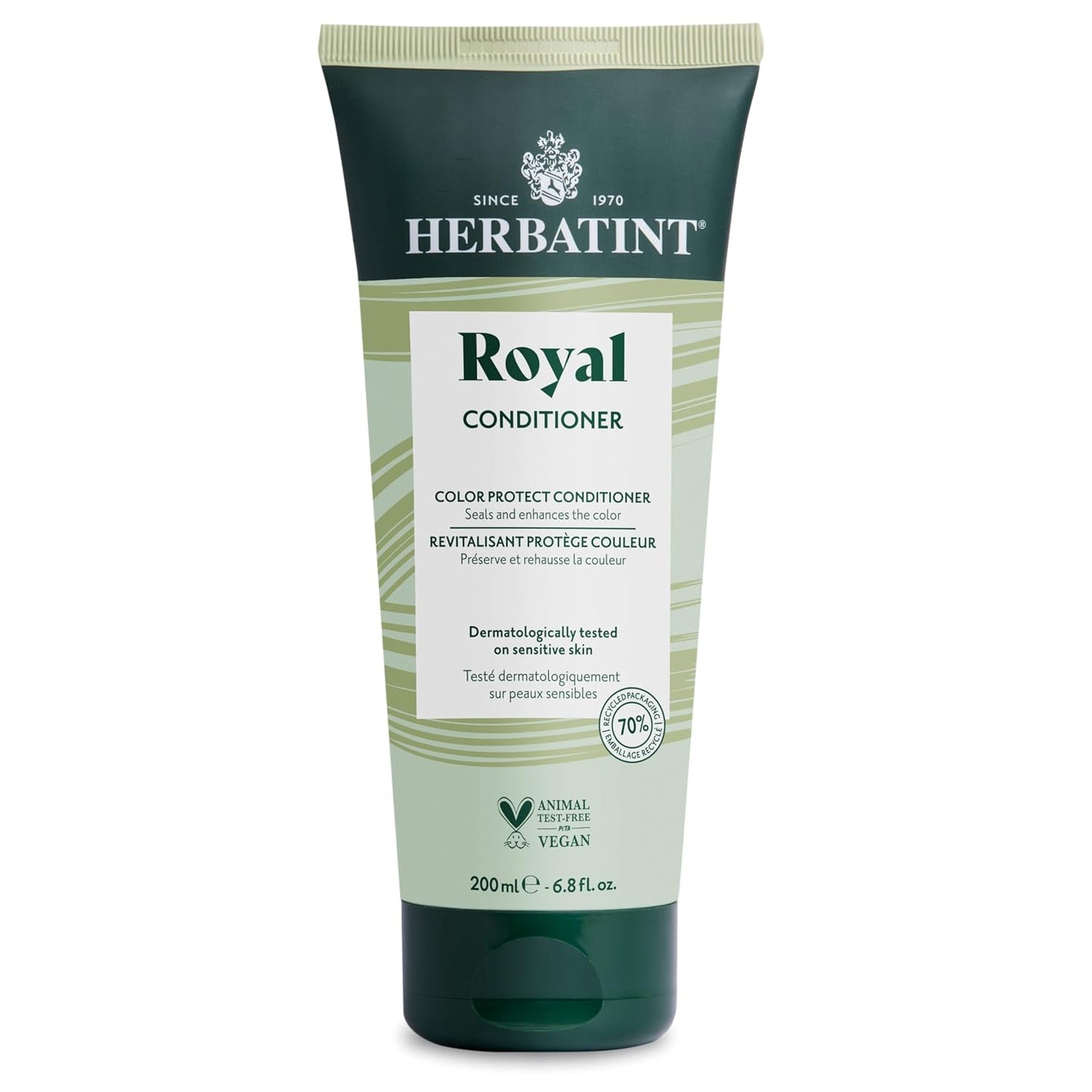 Herbatint Royal Conditioner - Aloe Vera & Jojoba Oil for Color-Treated Hair | Deep Moisturizing 6.8 fl oz