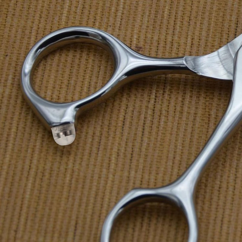 POPETPOP 20 Pcs Hair Scissors Rubber Silencer: Silver Hair Scissor Muffler Accessories, Rubber Muffler for Barber Salon Styling Tools Replacement