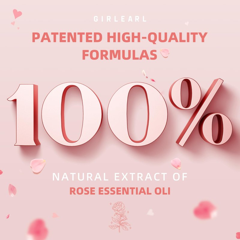 GIRLEARLE 2-Pack Hard Wax Beads, 2.5lb Unscented for Brazilian Bikini & Sensitive Skin, 2.5lb Rose for Face & Body, Legs, Eyebrow, Facial Coarse Hair