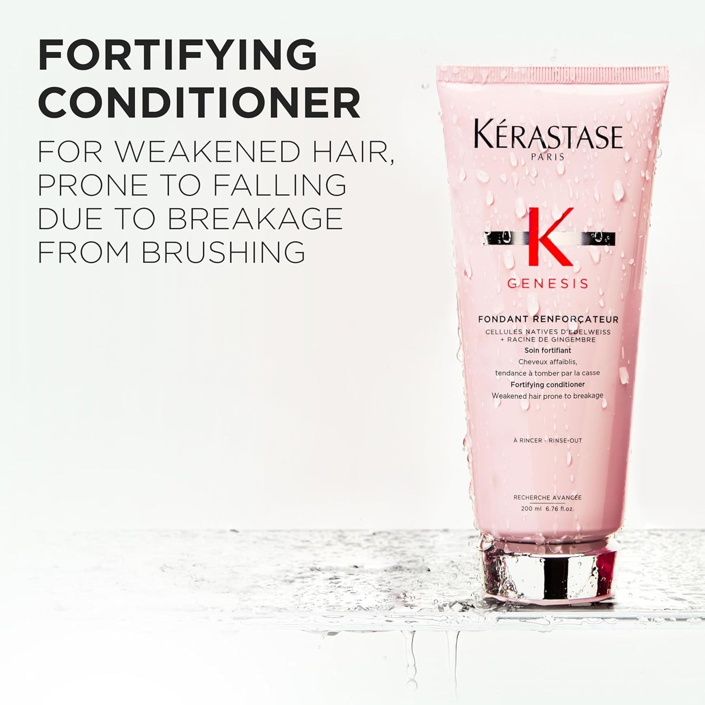 Kerastase Genesis Strengthening Conditioner - Hydrating Detangler for Weak & Damaged Hair | Normal to Dry Hair