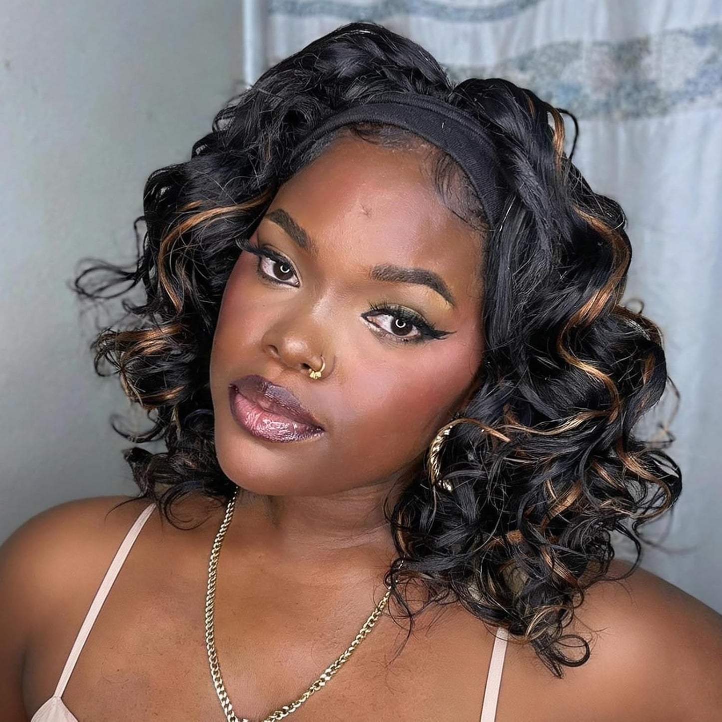 ToyoTress Ocean Wave Crochet Hair - 10 Inch Invisible Knotless Deep Curly Braiding Hair | Natural Color, 250G